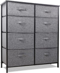 Grey 8 Drawer Dresser T4994