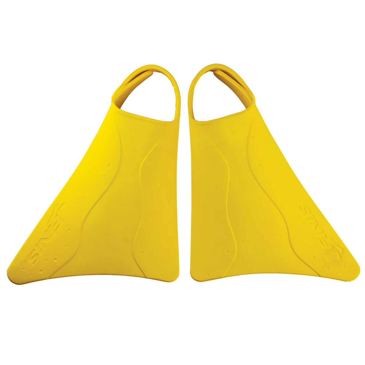 Yellow Rubber Kids Swim Fins U255