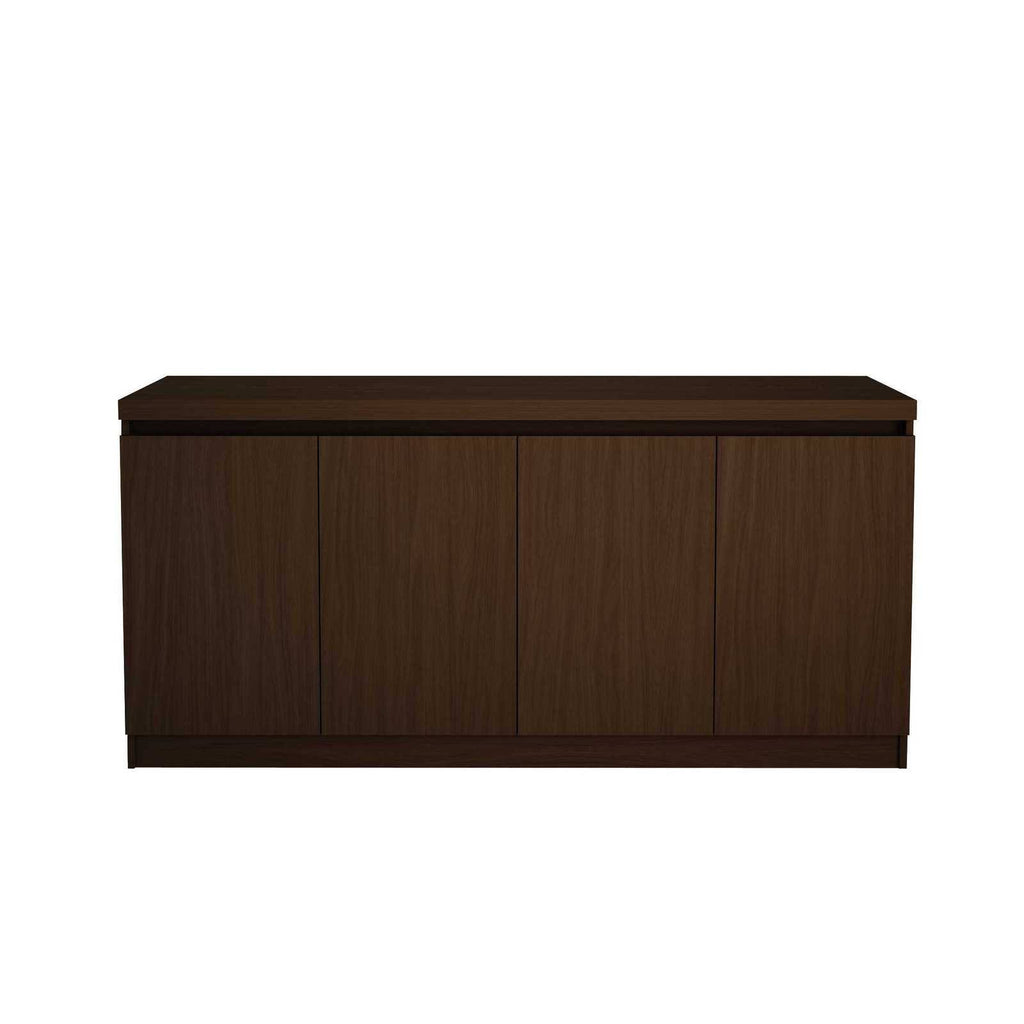 Nut Brown Buffet Cabinet with 6 Shelves V350