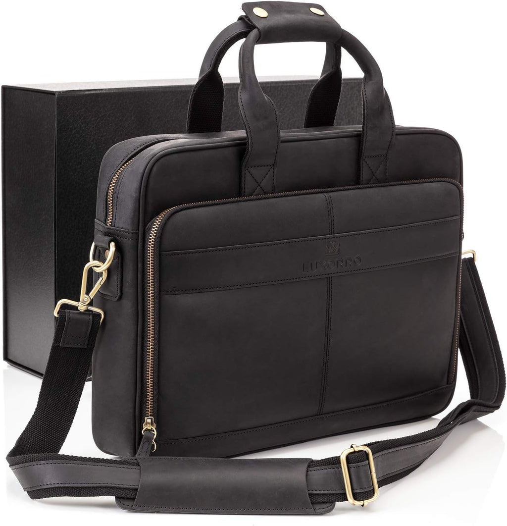 Full Grain Leather Laptop Bag G8192
