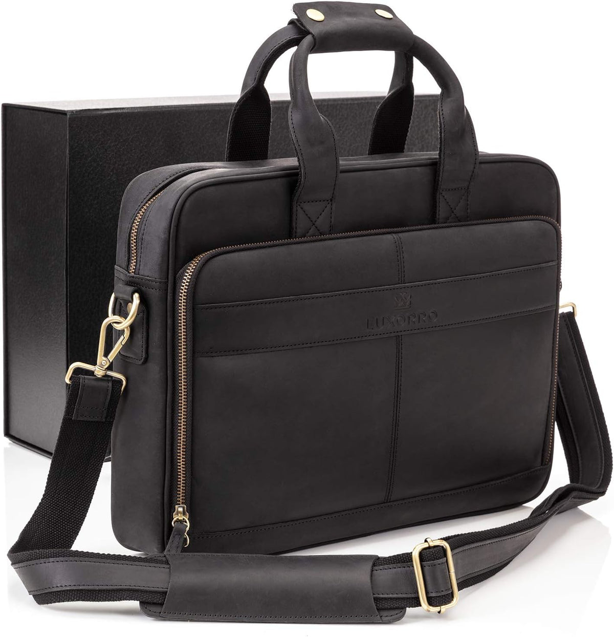 Full Grain Leather Laptop Bag G8192