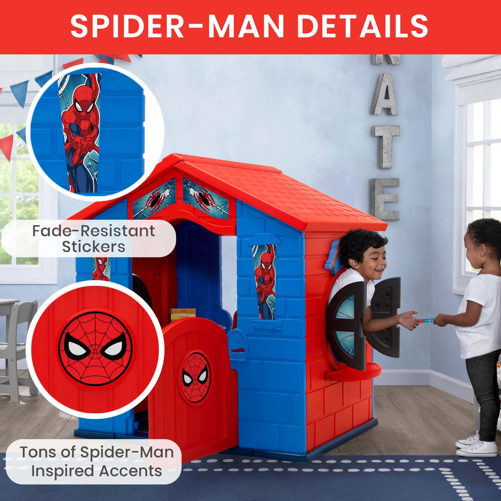Blue/Red Plastic Playhouse O33709