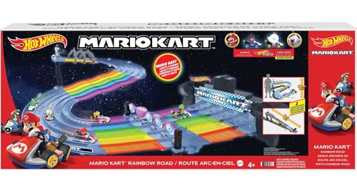 8-Foot Track Set with Lights & Sounds & 2 1:64 Scale Vehicles L139777
