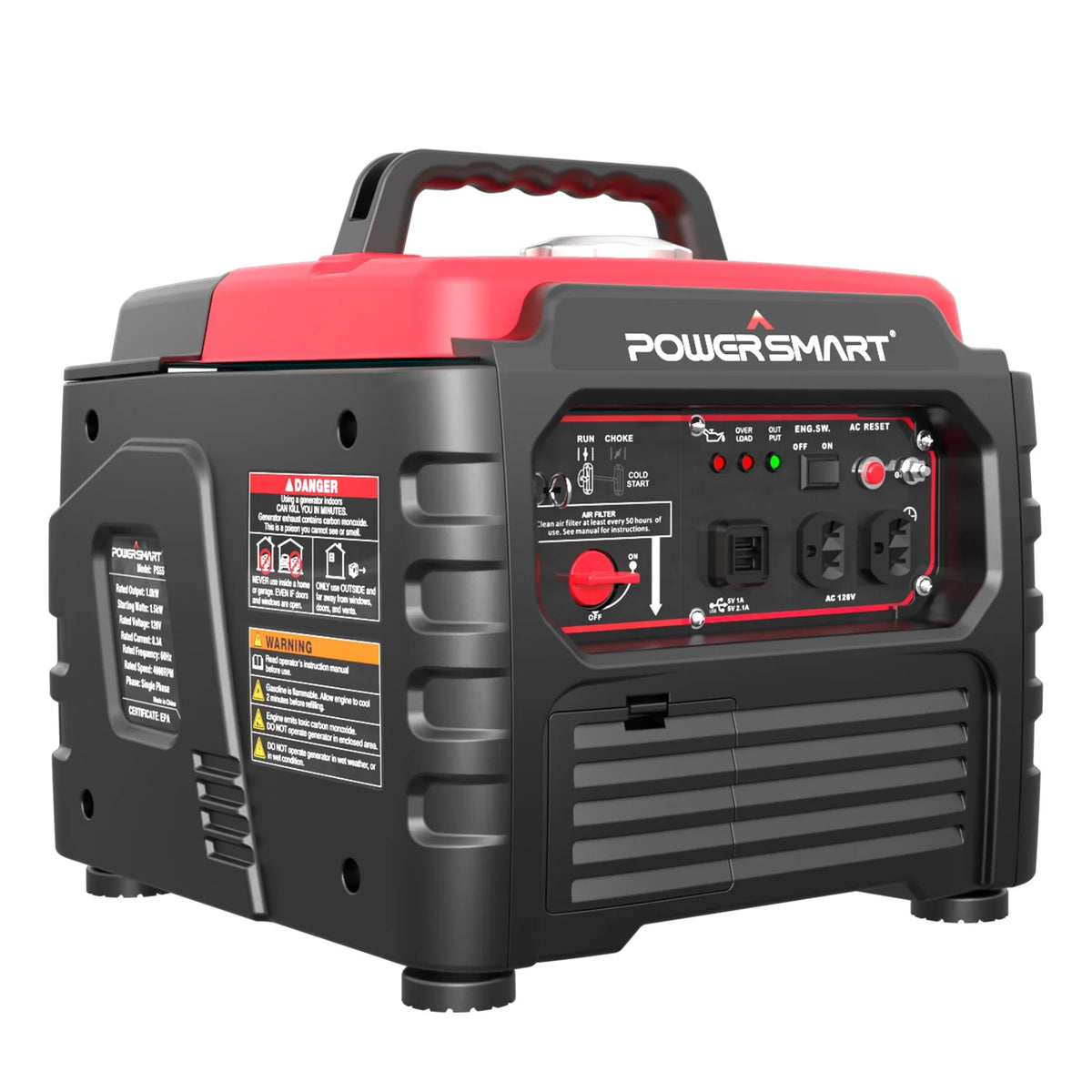 1500 Watt Portable Gas Power Inverter Generator E5054