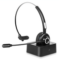 Wireless Bluetooth Headset with Microphone Charging Base W9955