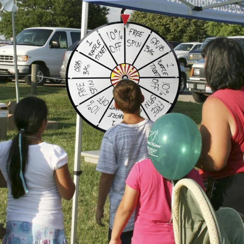 White Dry Erase Prize Wheel W526170