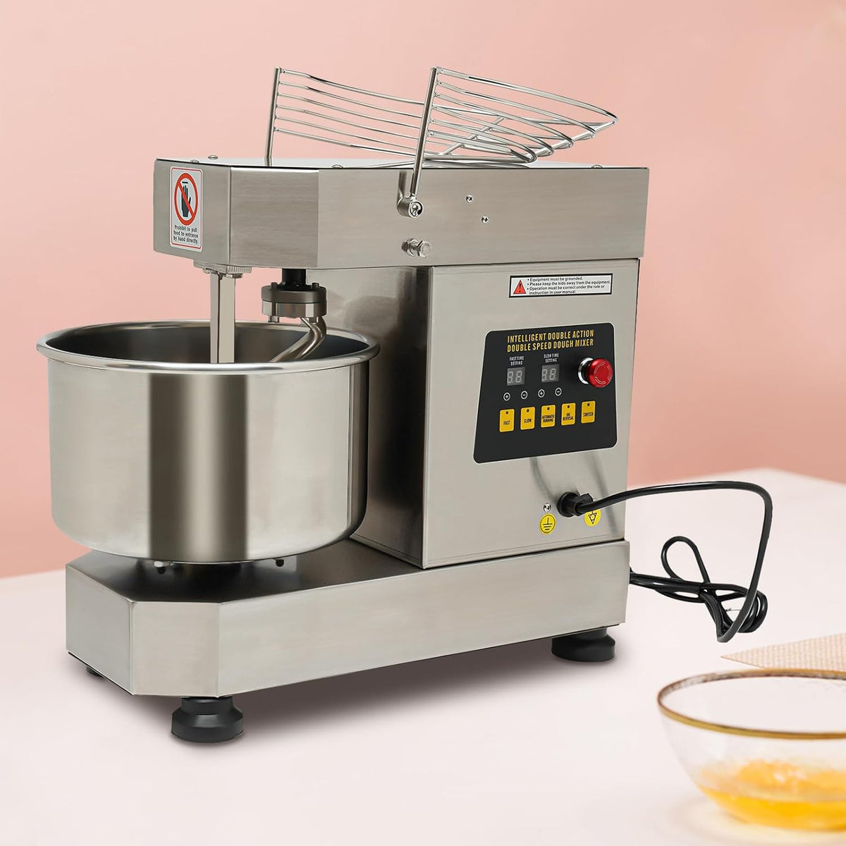 2.6 Gal 750W Stainless Steel Dough Mixer R5545