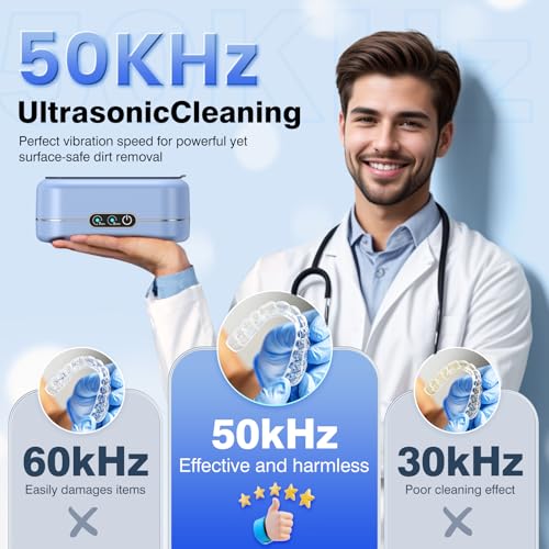 50KHz Ultrasonic Jewelry Cleaner with 304 Stainless Steel D37601