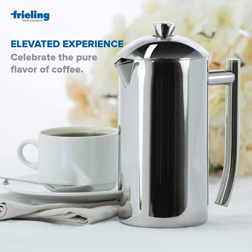 Double Wall Stainless Steel French Press Coffee Maker G113369