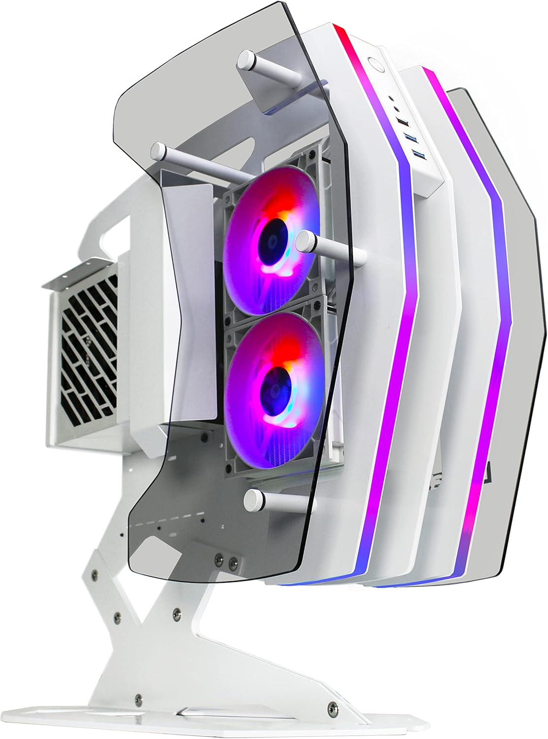 ATX Mid Tower Gaming Case with Tempered Glass D889248