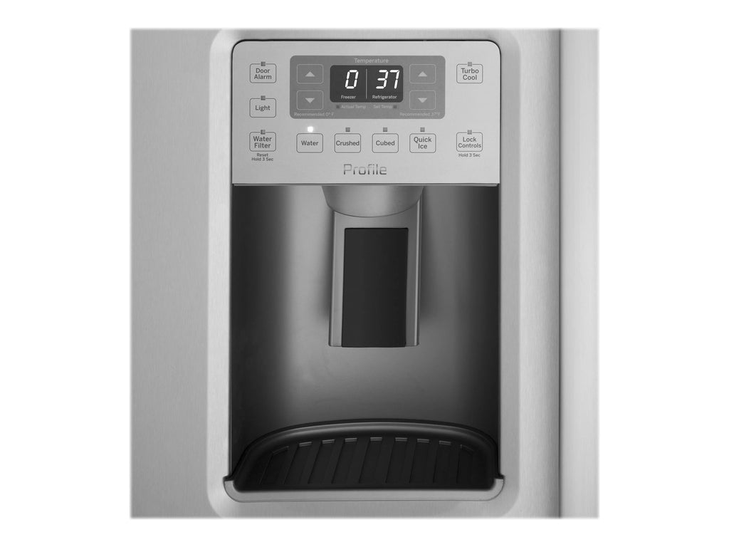 Side-by-side Refrigerator-freezer with Water and Ice Dispenser - 28.4 cu. ft - Stainless Steel I9783