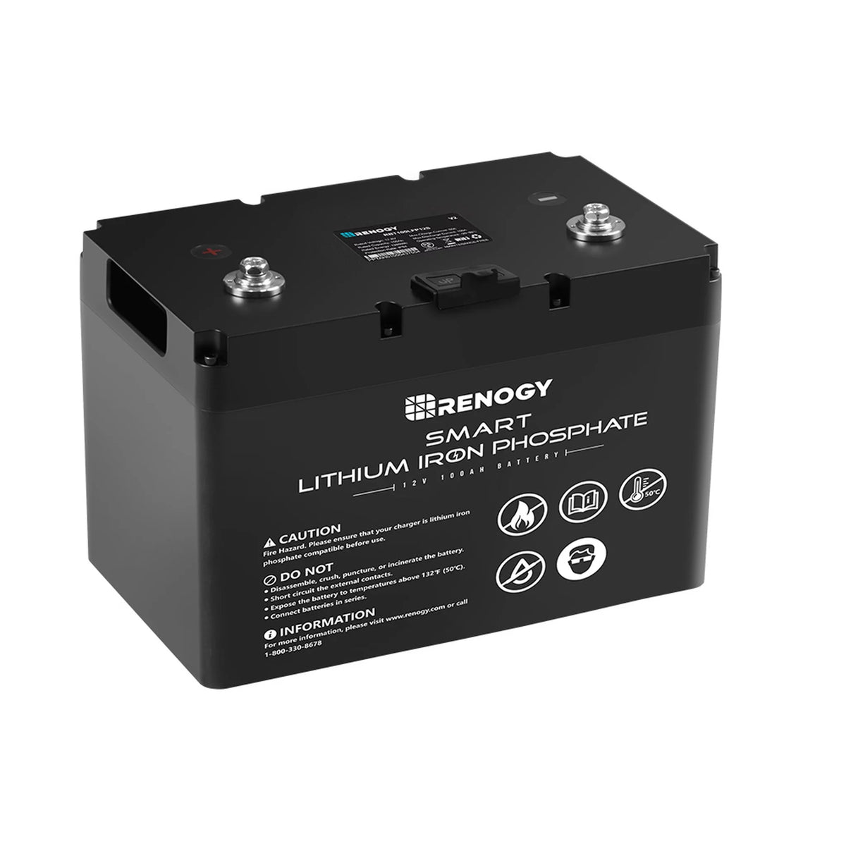 12V 100Ah LiFePO4 Deep Cycle Lithium Battery H303