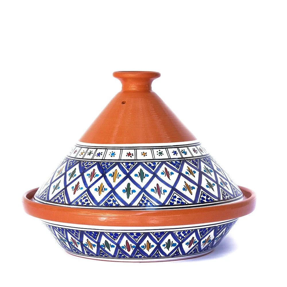 Large Blue Tagine Pot V903527