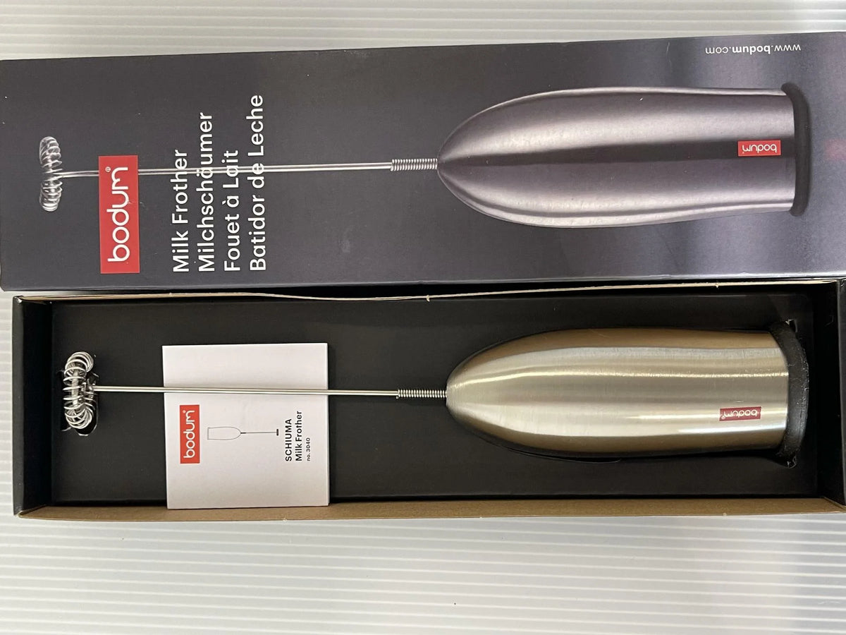 Chrome Battery Operated Milk Frother P60683