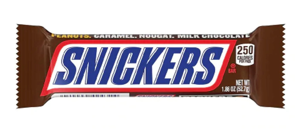 Individually Wrapped Full Size Milk Chocolate Candy Bars Variety Pack, 24 Bars H154