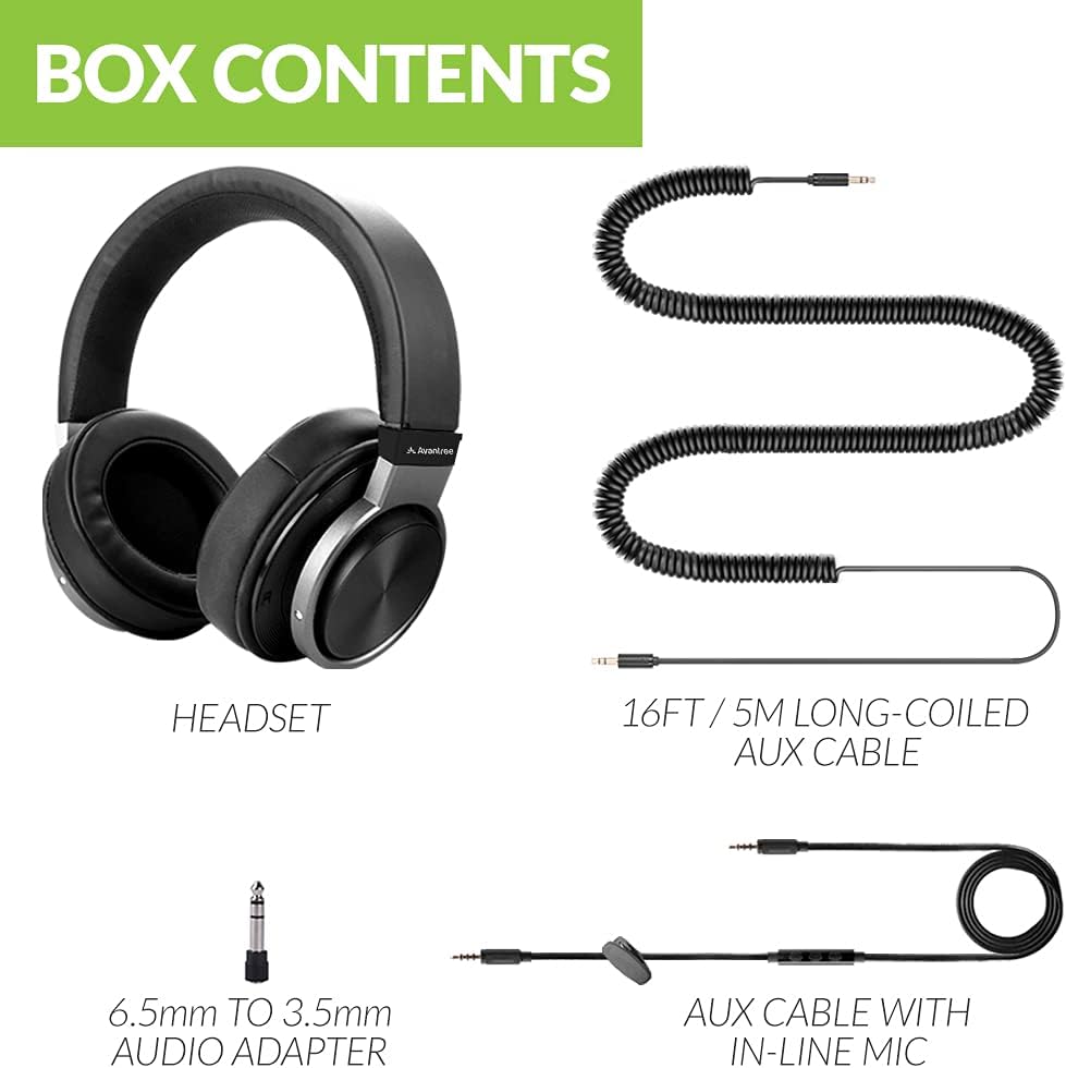 Extra Long Cord Over Ear Headphones Wired with 3.5mm AUX J215