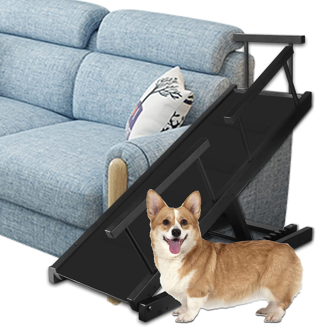 Adjustable Foldable Non-Slip Pet Ramp with Side Rails X912682