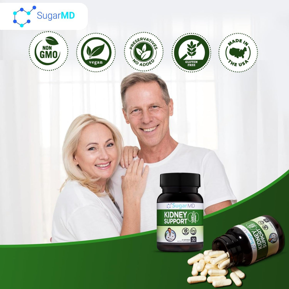 30 Capsules Kidney Support Supplement U90207