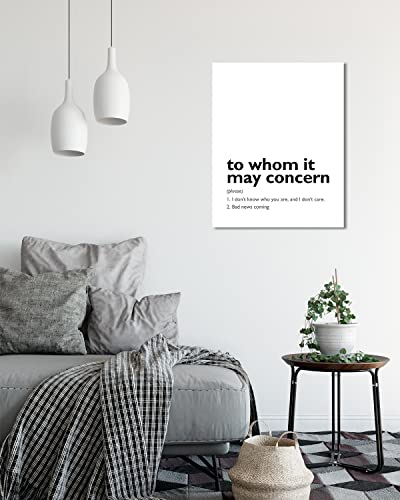 11x14 unframed typography wall art K932