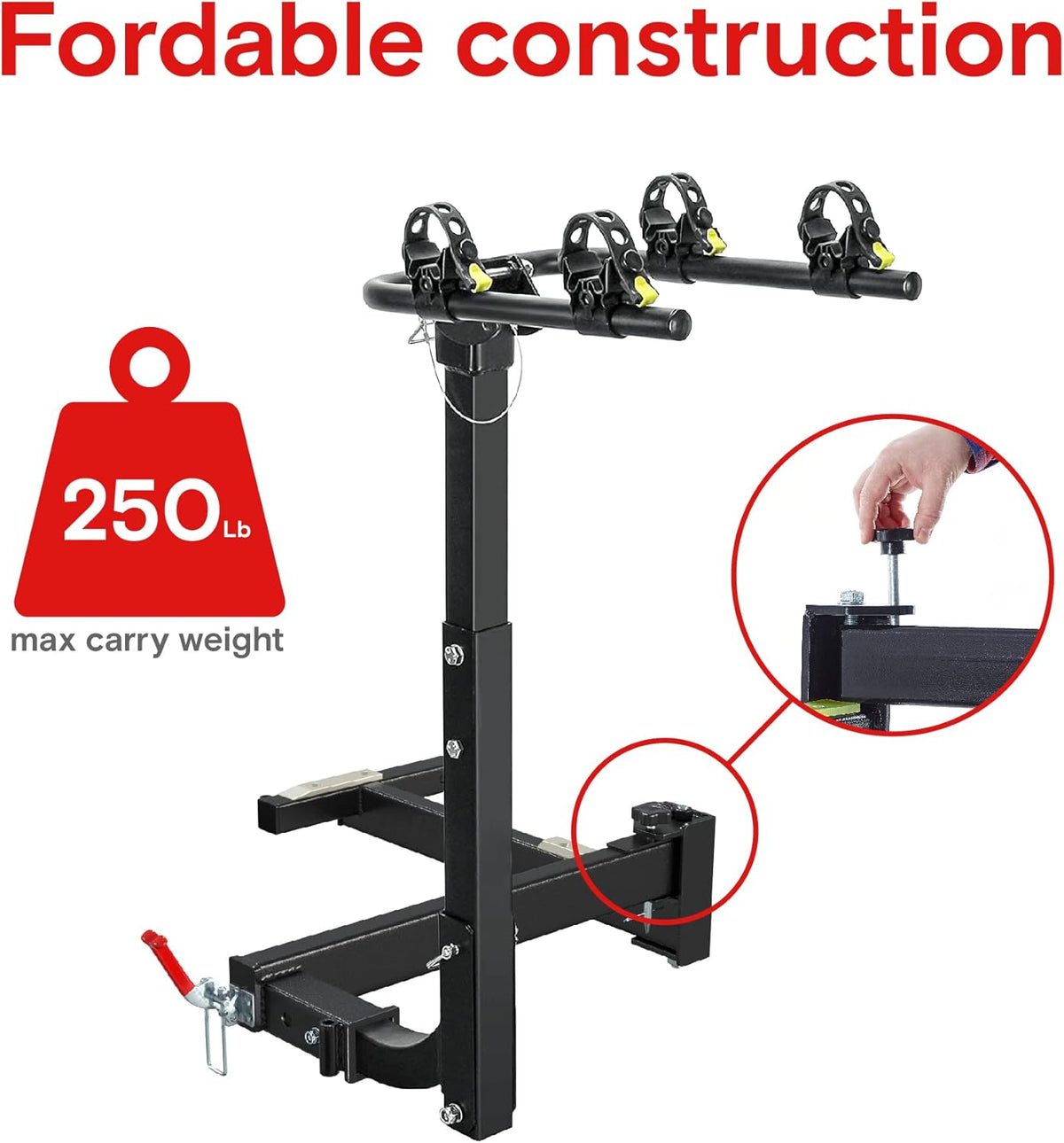 Bike Rack Adapter for 2” Hitch Receivers Q371039