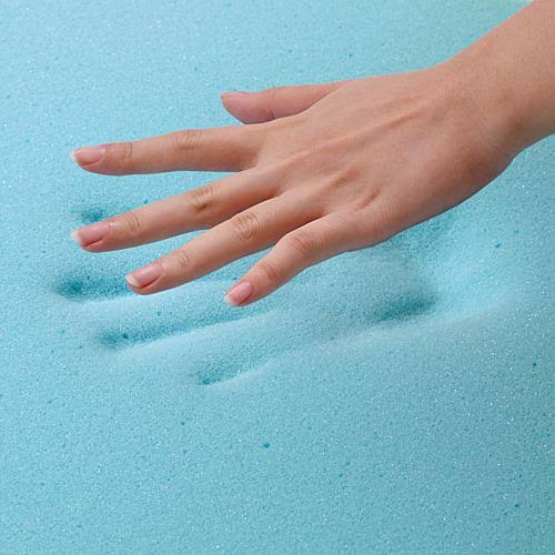 Blue California King Gel Memory Foam Topper U915