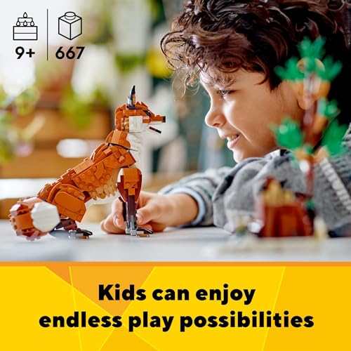 Red Fox Forest Animals Building Toy F4703
