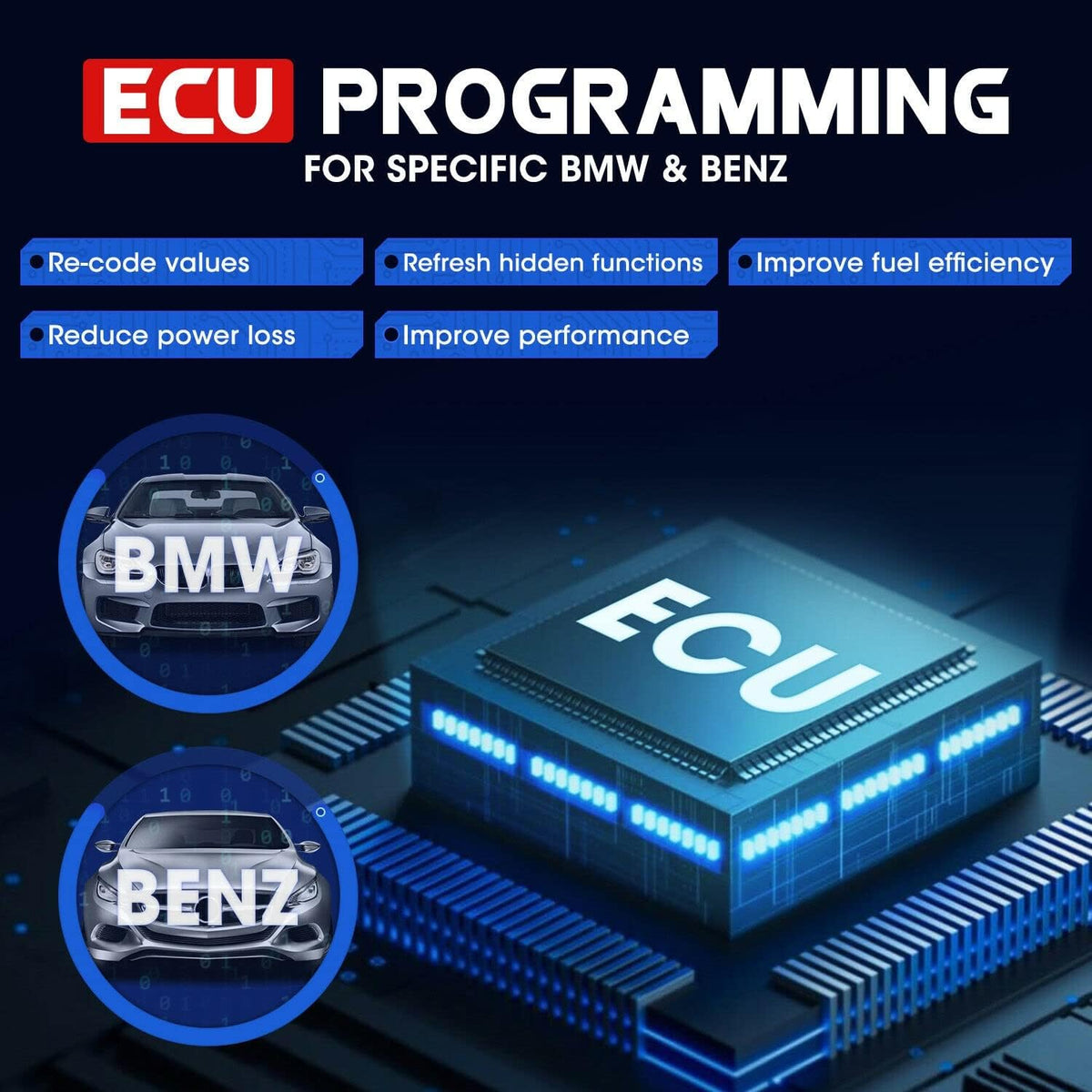 Bi-Directional Diagnostic Scan Tool with ECU Programming V61018