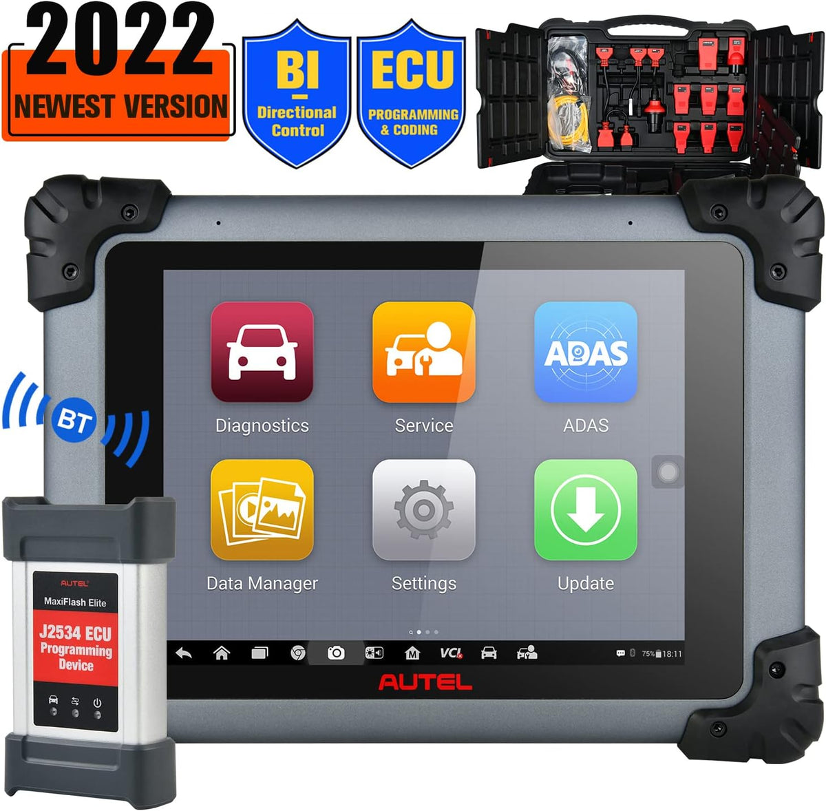 Bi-Directional Diagnostic Scan Tool with ECU Programming V61018