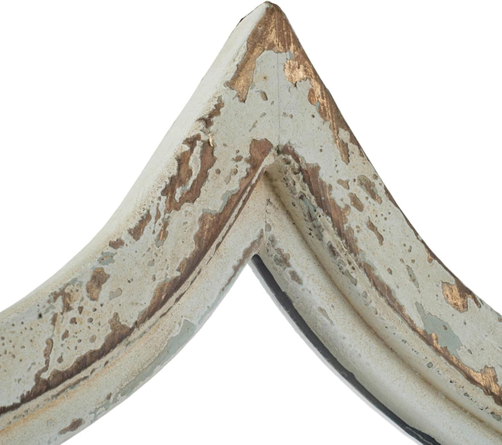 Vintage Weathered White Full Length Floor Mirror Z263871