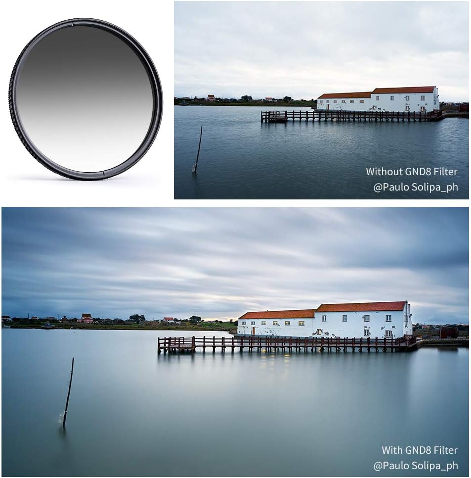 82mm 3 Stop Soft Graduated Neutral Density Lens Filter D257257