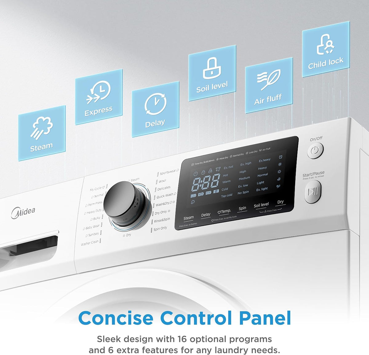 White 24 Inch Ventless Washer and Dryer Combo Z312708