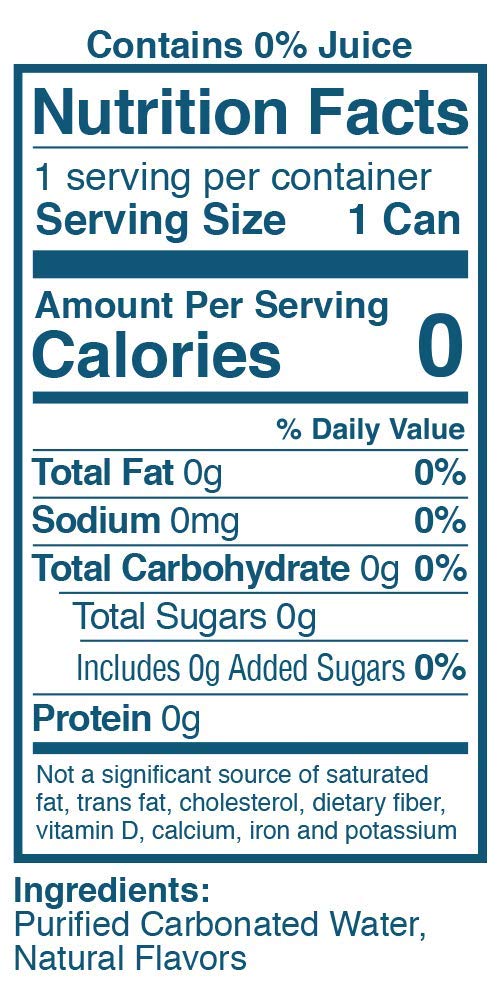 Sparkling Fruit Flavored Water, 12 Fl Oz, Pack of 24 R270383