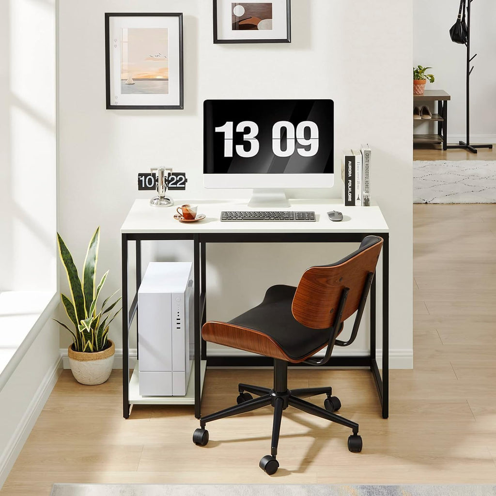 40 inch Computer Desk with 2-Tier Shelves R346