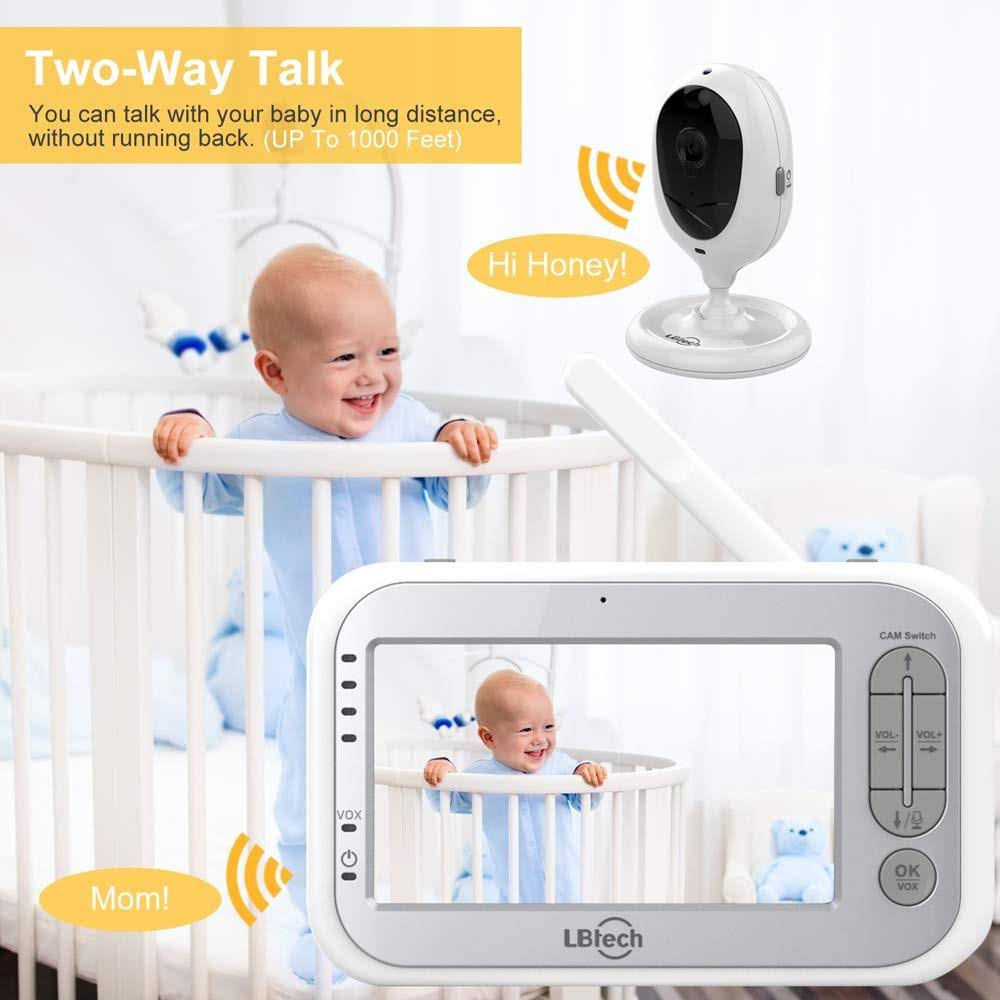 Video Baby Monitor with Two Cameras E936