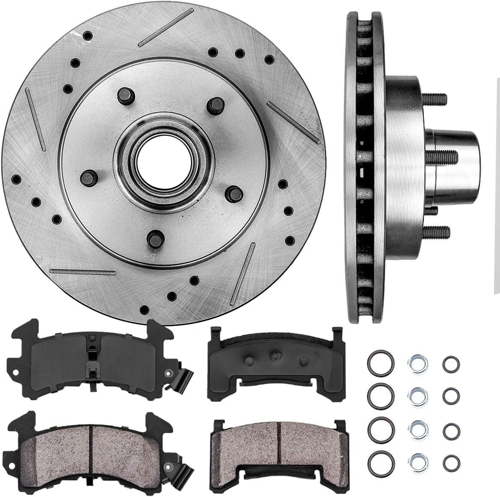 267 mm Brake Disc Rotors + Ceramic Brake Pads + Hardware B236852