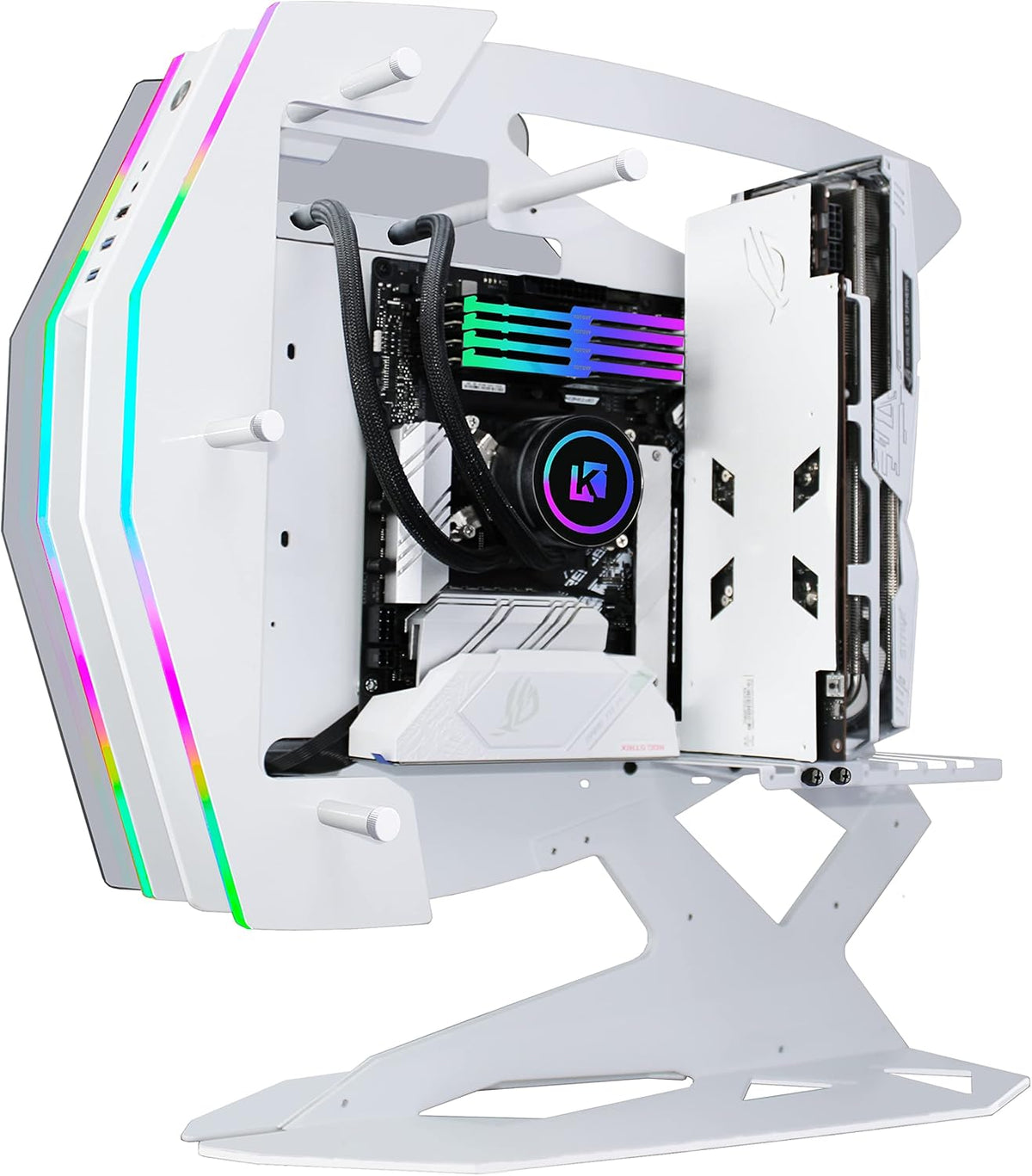 ATX Mid Tower Gaming Case with Tempered Glass D889248