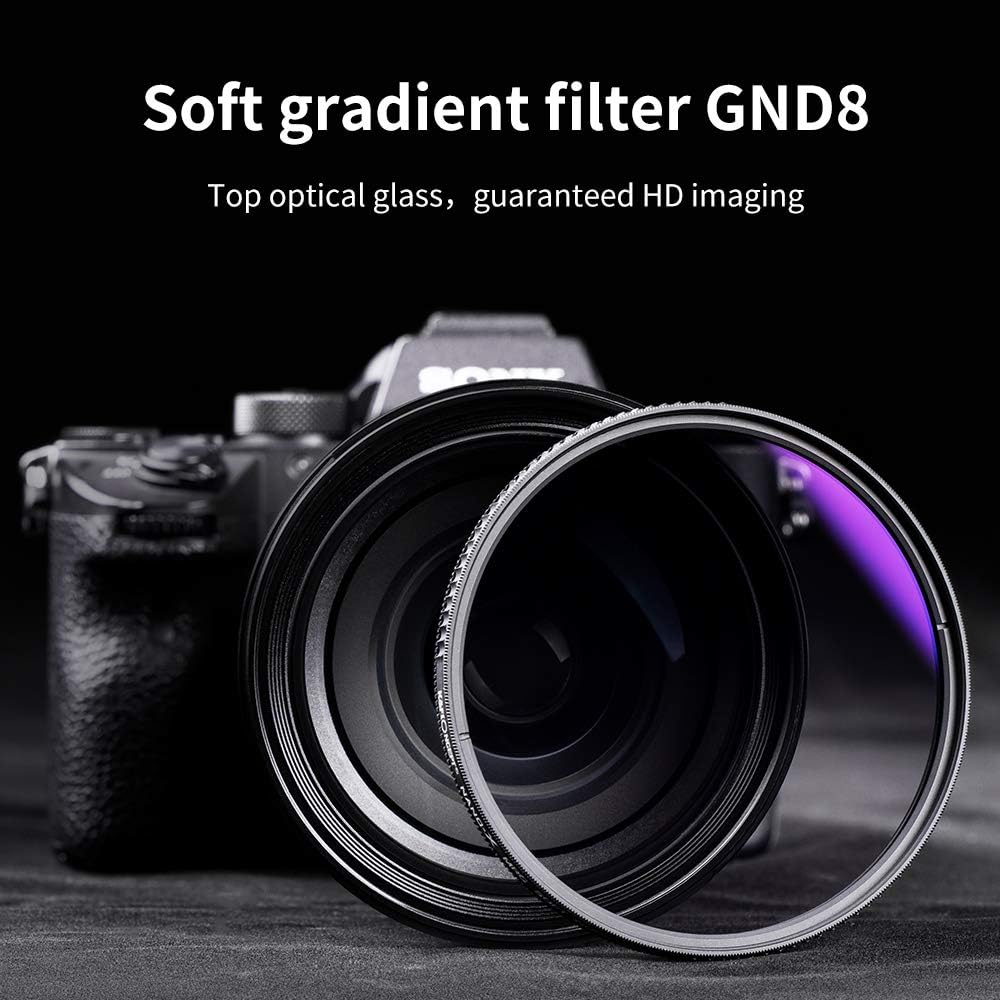 82mm 3 Stop Soft Graduated Neutral Density Lens Filter D257257