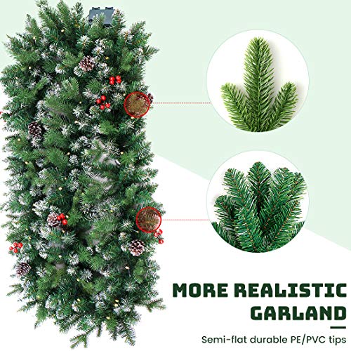 9 FT Pre-lit Christmas Garland with Lights R578857