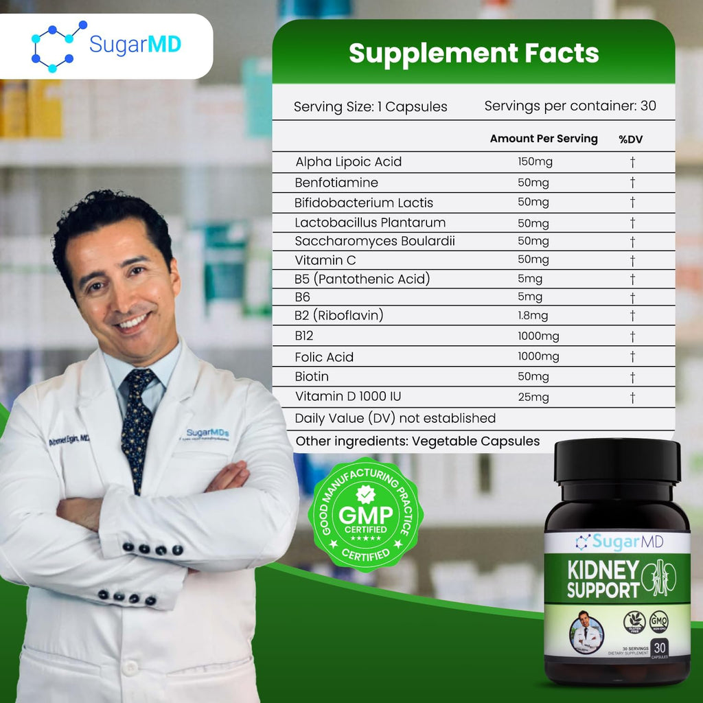 30 Capsules Kidney Support Supplement U90207