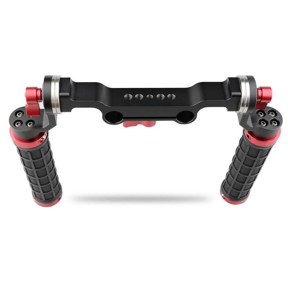 Rubber Handle Rig & 15mm Rod Clamp with ARRI Rosette Adapter V5137
