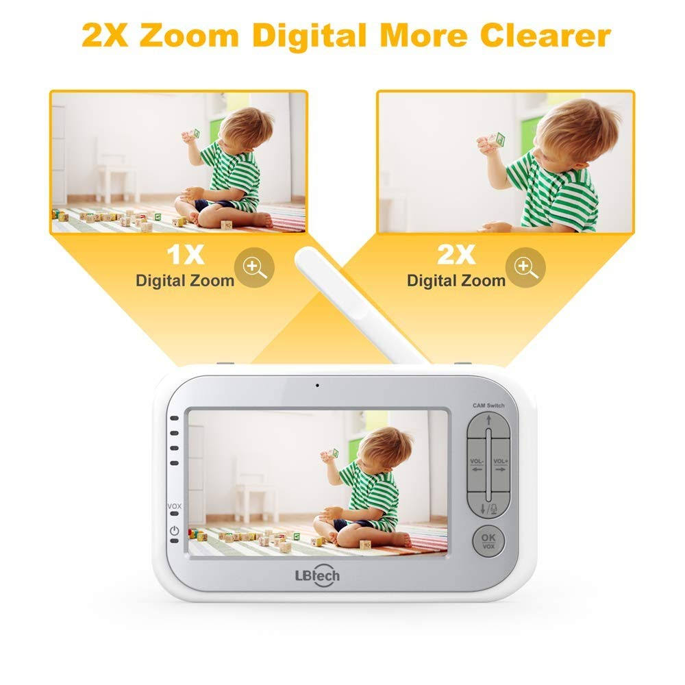 Video Baby Monitor with Two Cameras E936