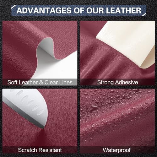 Classic Red Brown Self Adhesive Leather Repair Tape G66172