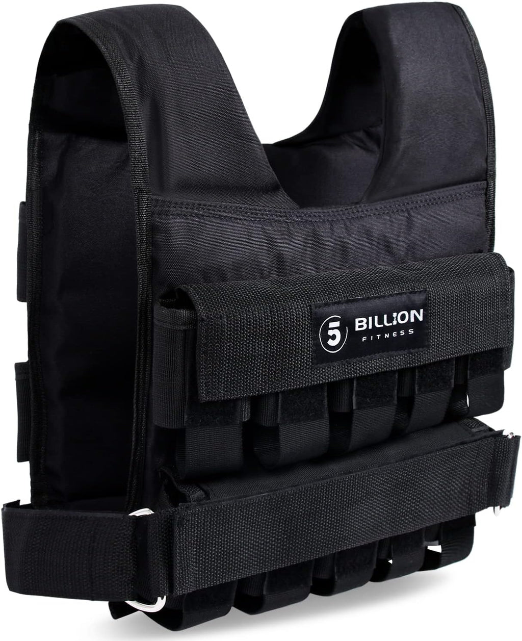 Adjustable Weighted Vest 0-44lbs with Solid Bar Weights D224