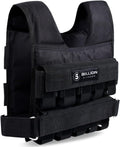 Adjustable Weighted Vest 0-44lbs with Solid Bar Weights D224