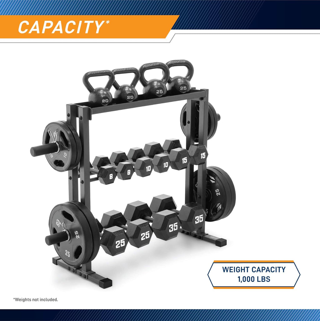 Combo Weights Storage Rack K936413