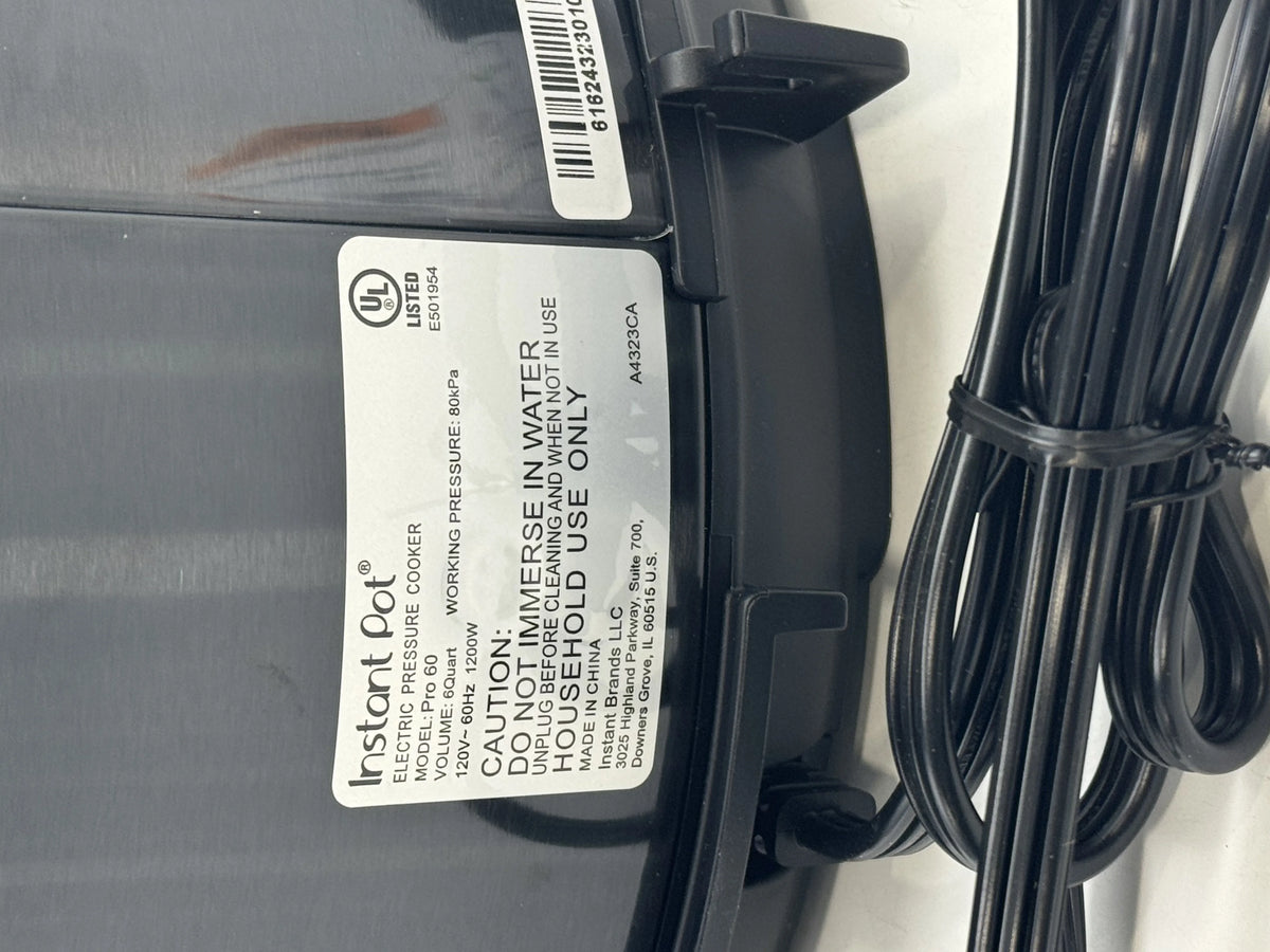 10-in-1 6 Quart Black Pressure Cooker E634