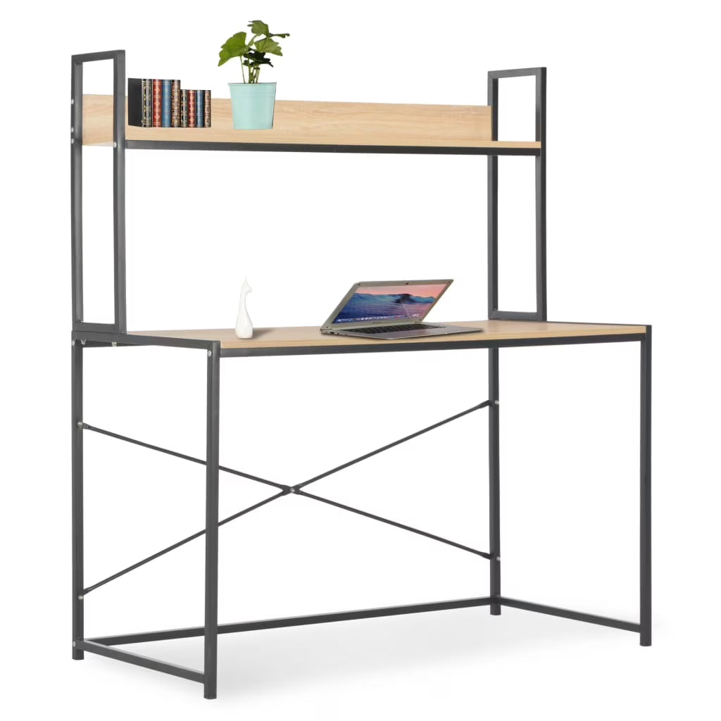 Black and Oak Computer Desk O305972