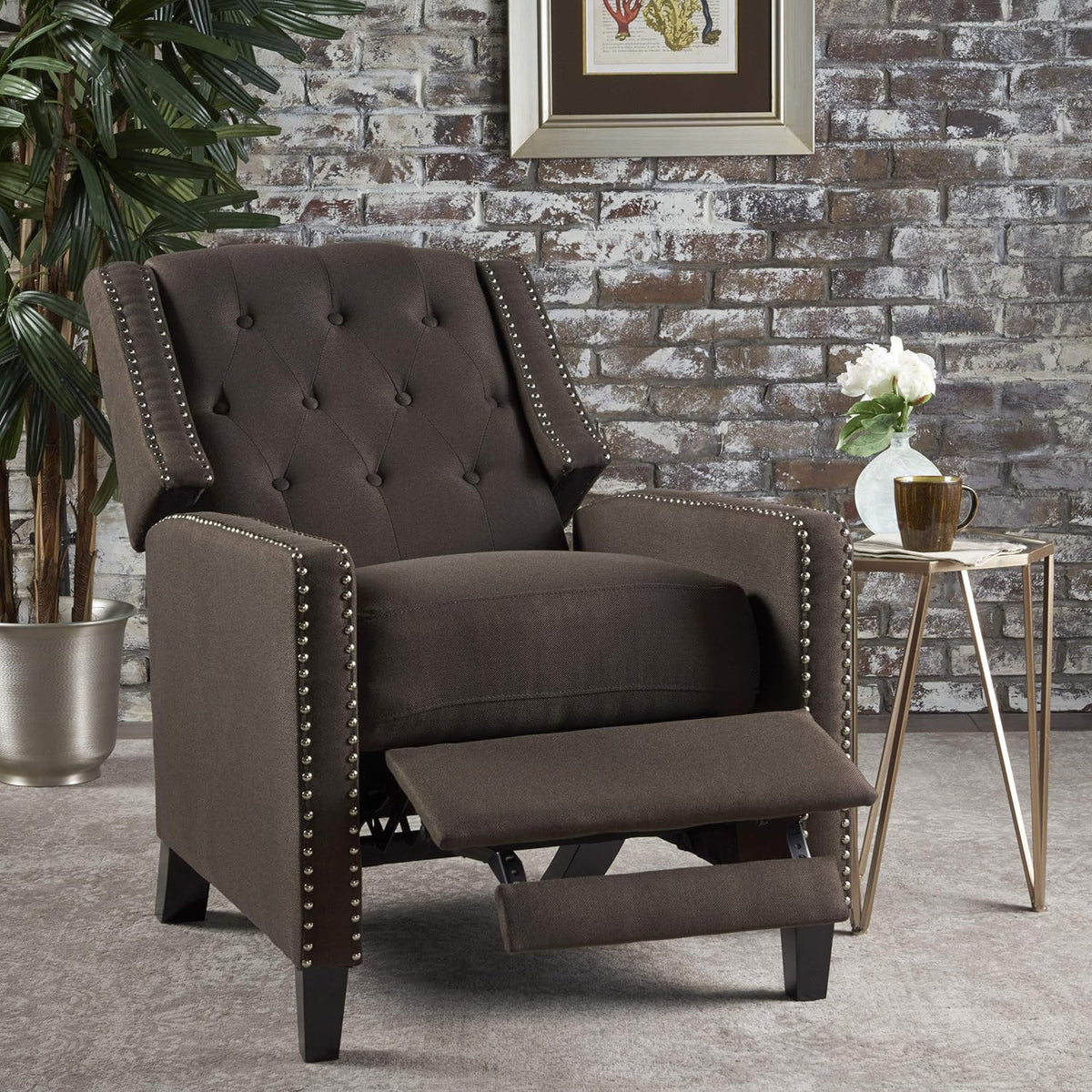 Traditional Fabric Recliner G153443