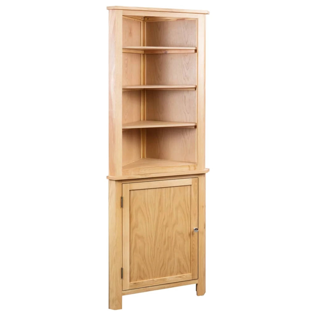 Solid Oak Wood Corner Cabinet G199600