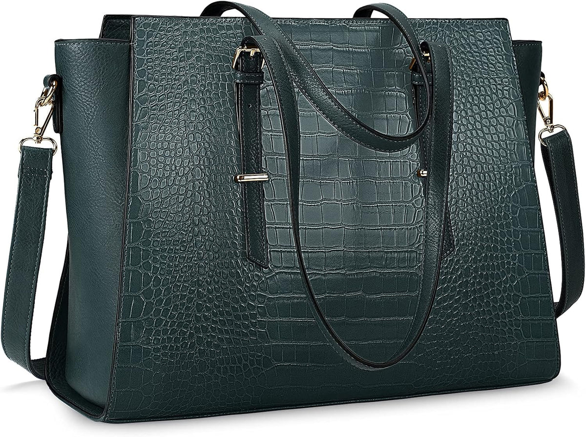 Brown Leather 15.6 Inch Laptop Tote Bag R557415